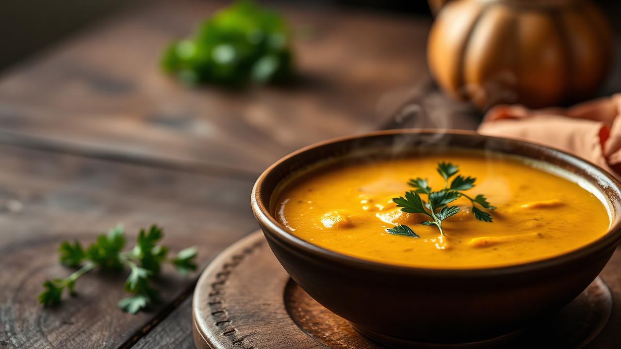 Golden turmeric curry
