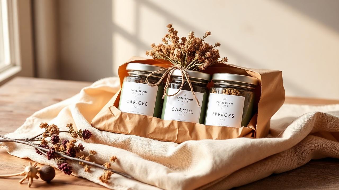 Beautiful spice packaging